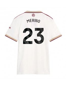 Arsenal Mikel Merino #23 Ausweichtrikot für Frauen 2025-26 Kurzarm Arsenal Mikel Merino #23 Ausweichtrikot für Frauen 2025-26 Kurzarm